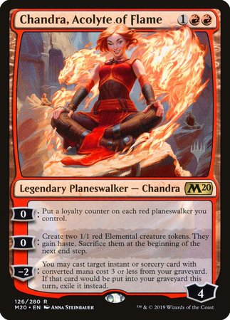 Chandra, Acolyte of Flame [Core Set 2020 Promos]